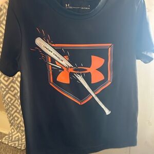 OP Kids' Navy and Orange Baseball Graphic Tee